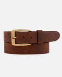 Robyn | Classic Vintage Gold Buckle Leather Belt for Jeans